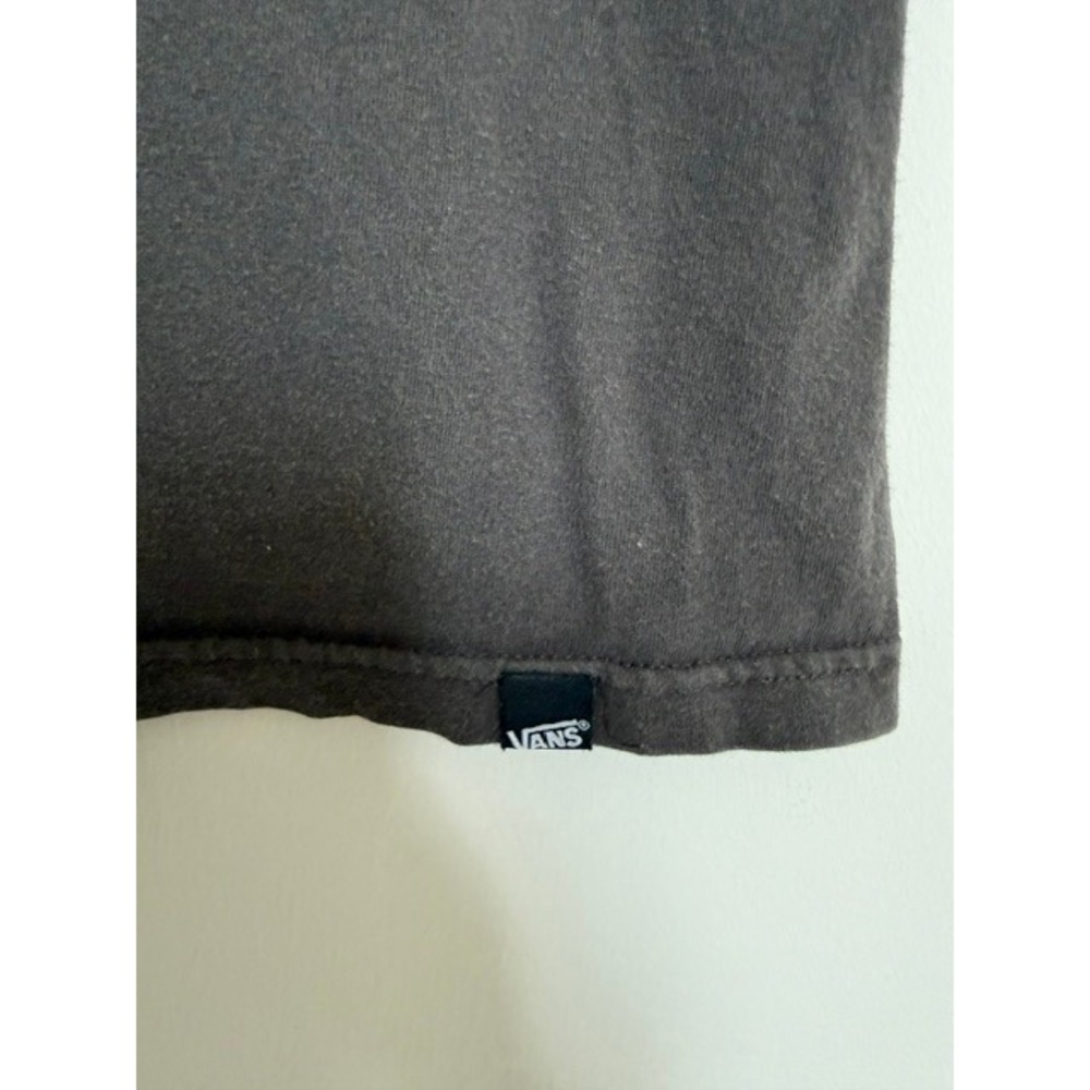 Vans Faded Black Graphic Logo T-Shirt | Men's/Unisex Medium | Streetwear Tee - Picture 3 of 4
